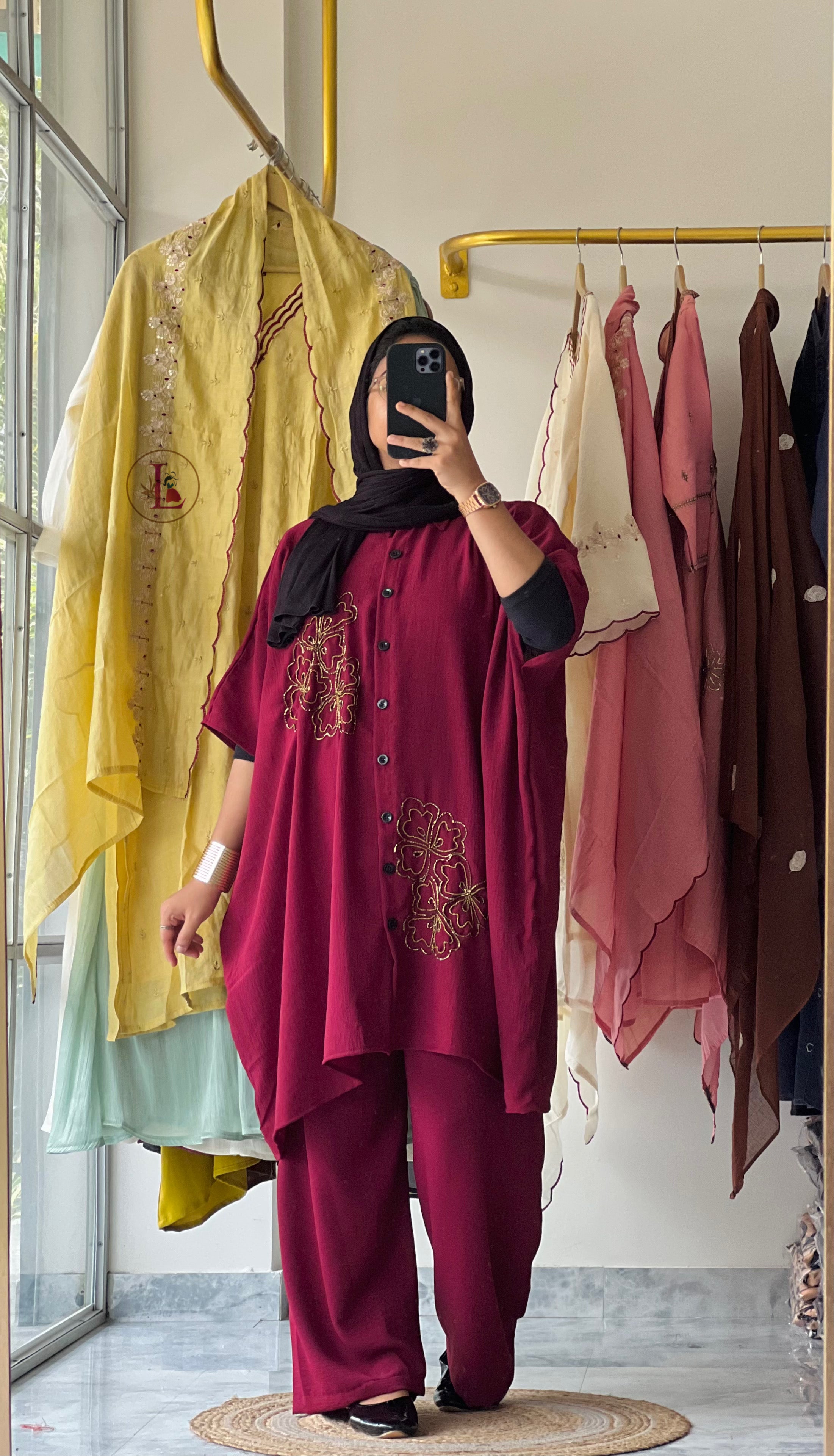 Kaftan Co-Ord Set Product Code: LC006