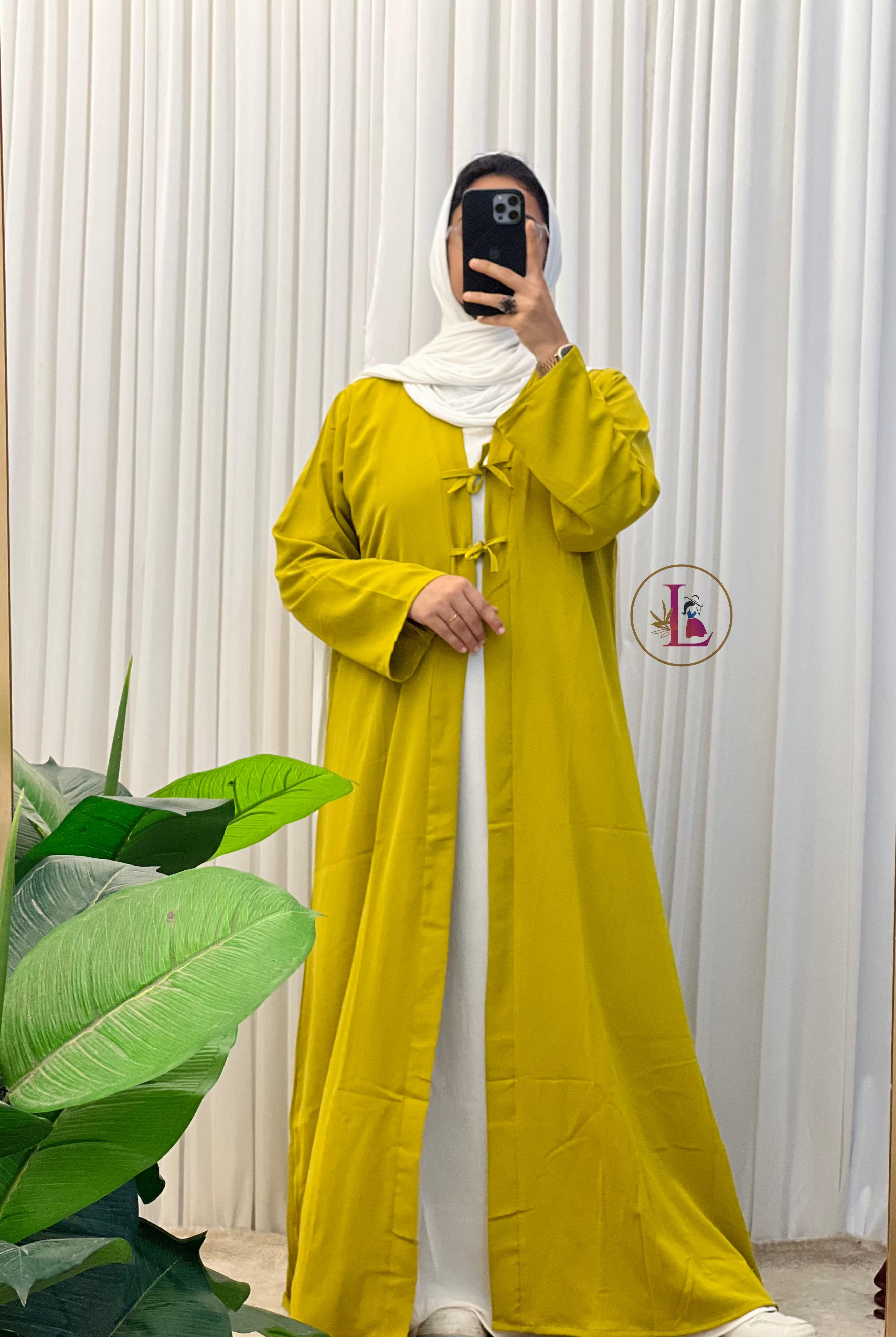 Modest Abaya-Western . Free size M-XL. Product code :LAB001