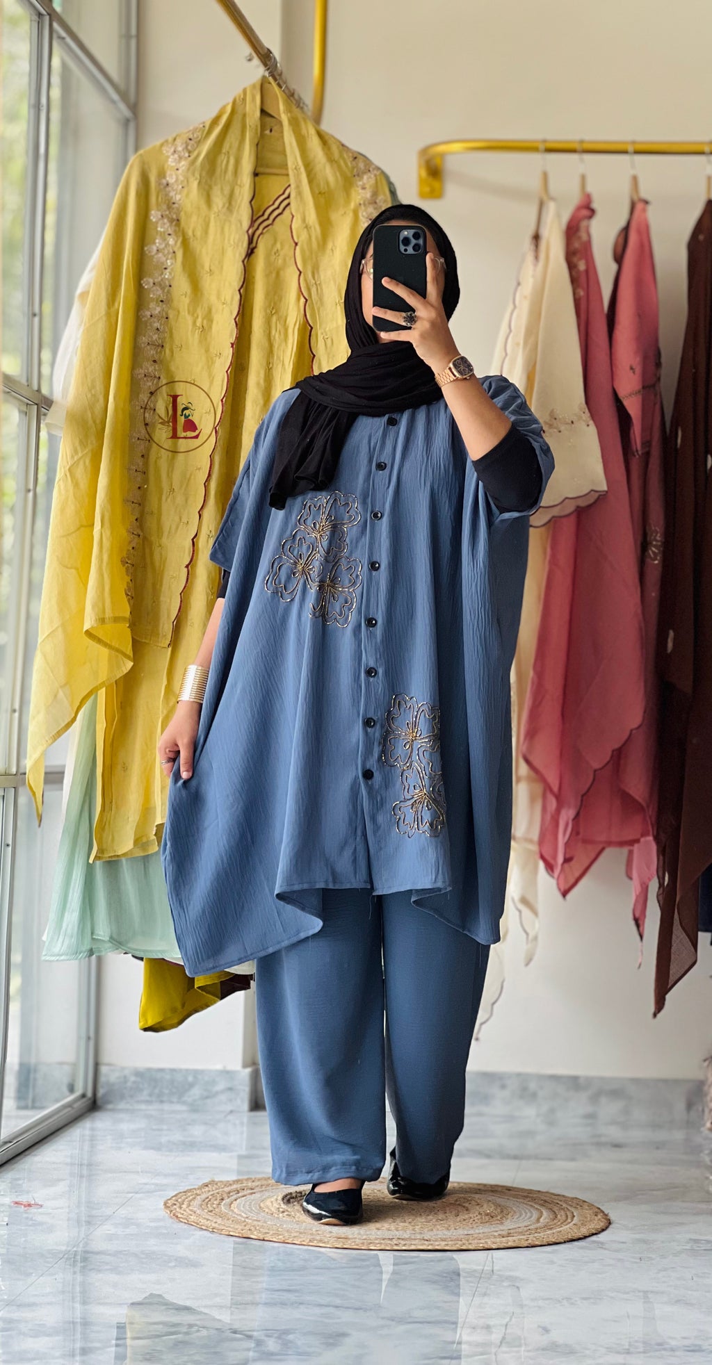 Kaftan Co-Ord Set Product Code: LC006