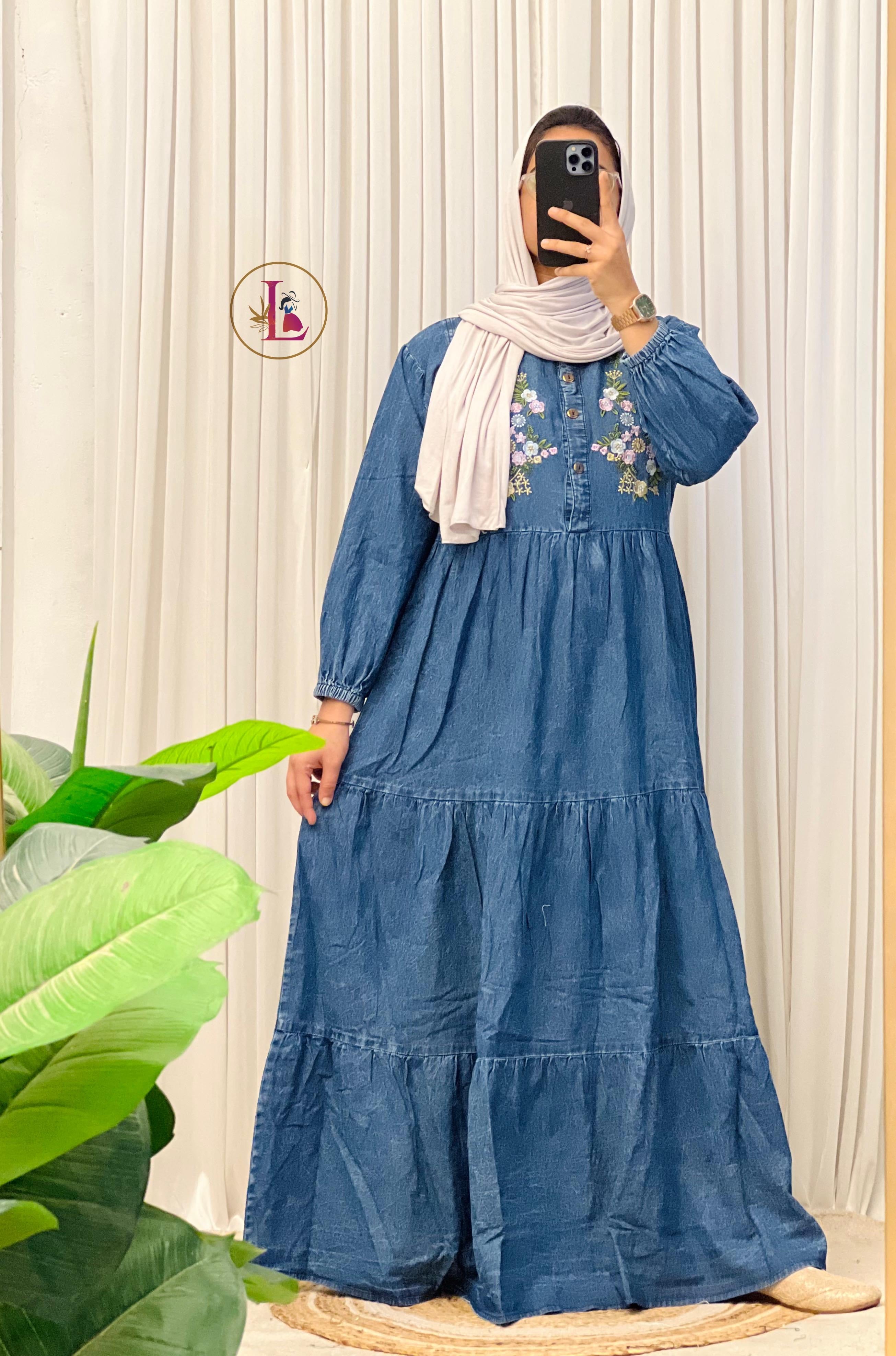Denim gown Product Code :LR005