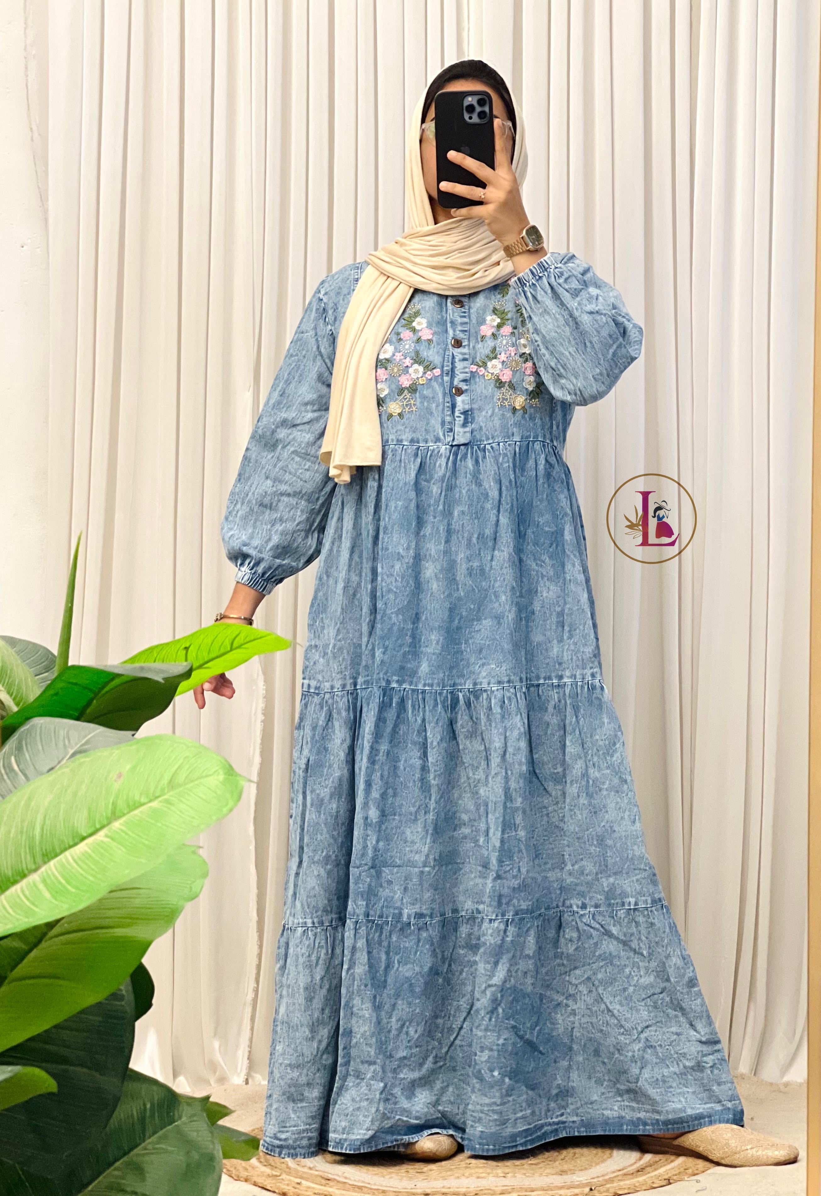 Denim gown Product Code :LR005